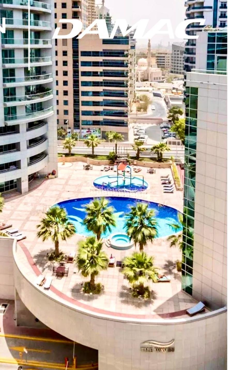 Marina View With Pool, Gym, Tennis Court, 5 Mins To Beach Dubai Exterior photo